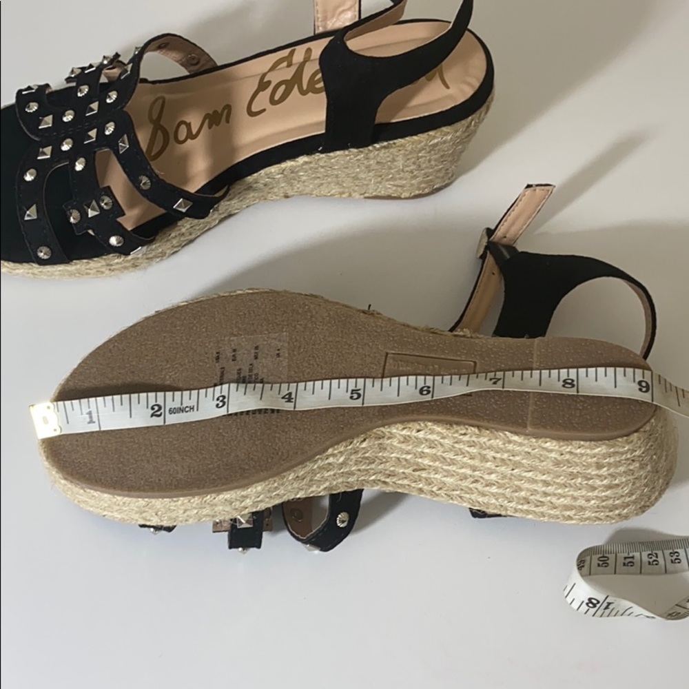 Sam Edelman kids Elsie Eleanor Wedge Sandal for girls in black - Picture 5 of 6